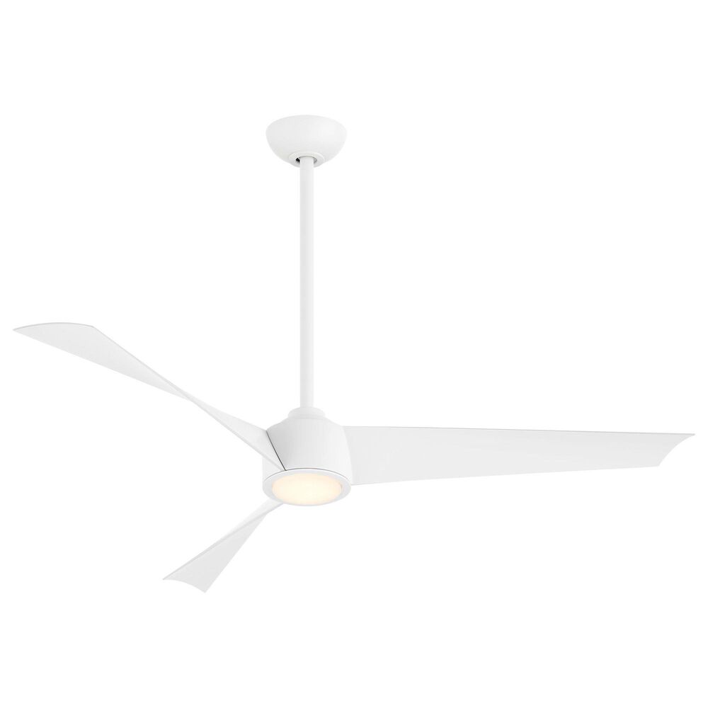 Minka-Aire Pike 56" LED Ceiling Fan in Flat White, , large