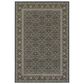 Oriental Weavers Kashan 180L1 9"10" x 12"10" Navy Area Rug, , large