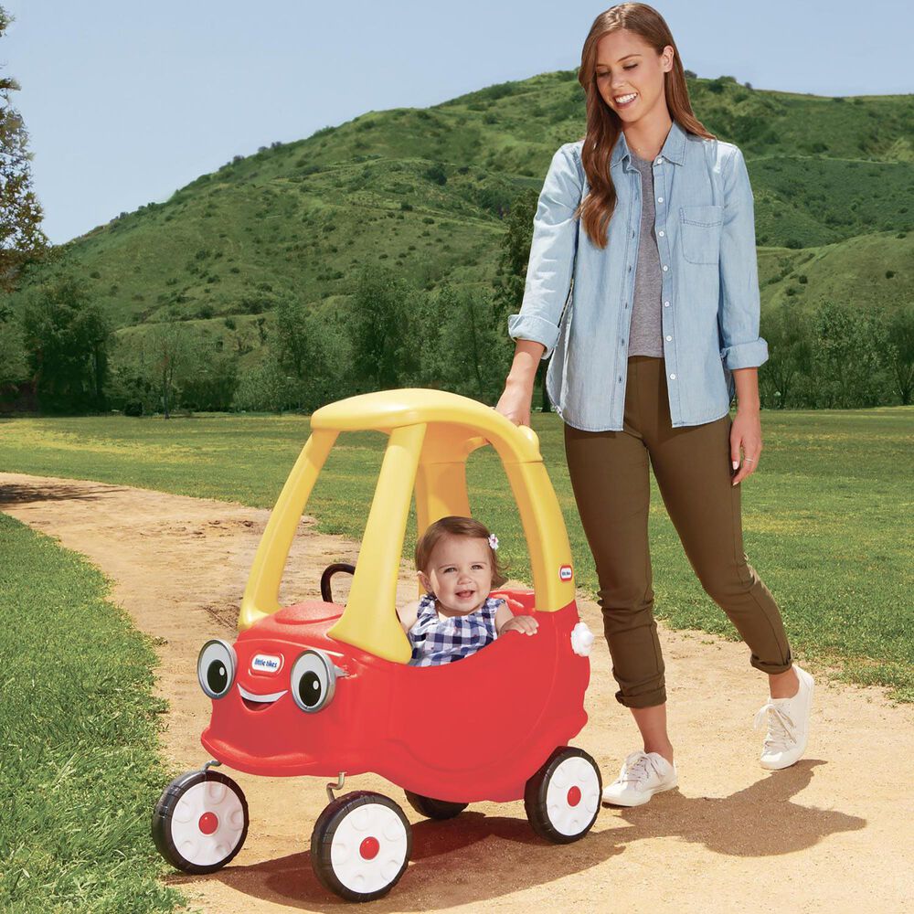 Little Tikes Cozy Coupe Toddler Ride On Toy Car in Red and Yellow, , large