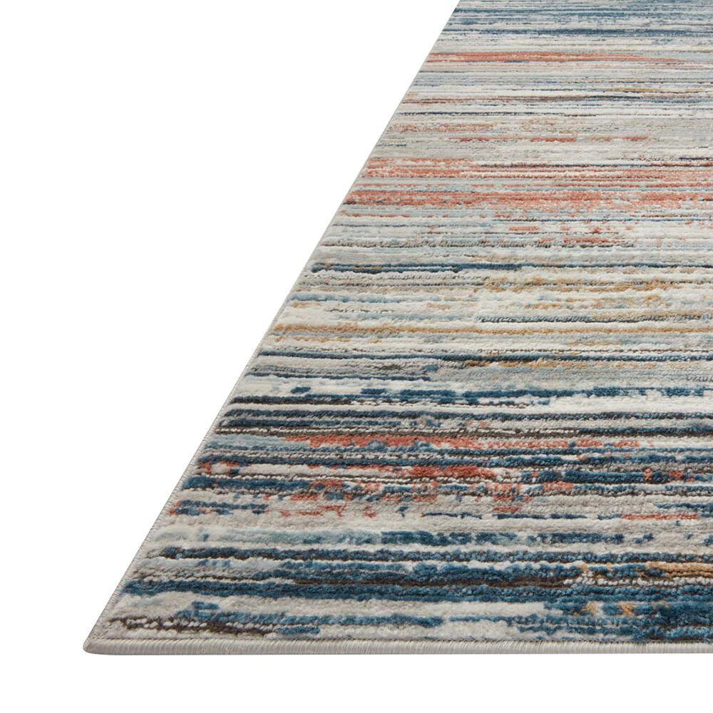 Loloi II Bianca 2&#39;8&quot; x 4&#39; Pebble and Multicolor Area Rug, , large