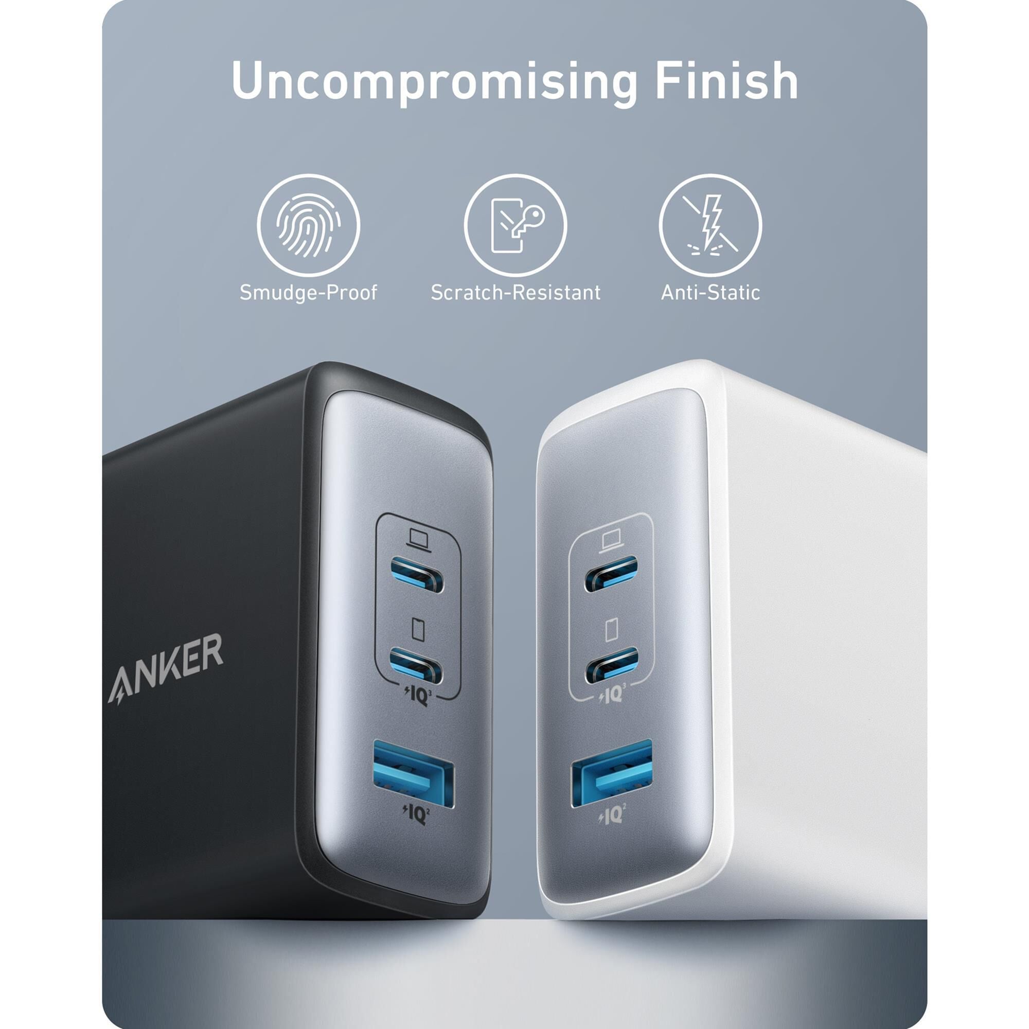 Anker 736 100W Nano II 3-Port USB Charger in Black