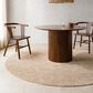 Surya Masterpiece MPC-2316 Beige, Tan and Medium Brown 5"3" Round Area Rug, , large