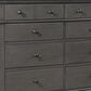 Riva Ridge Oxford 4-Piece Queen Bedroom Set in Peppercorn, , large