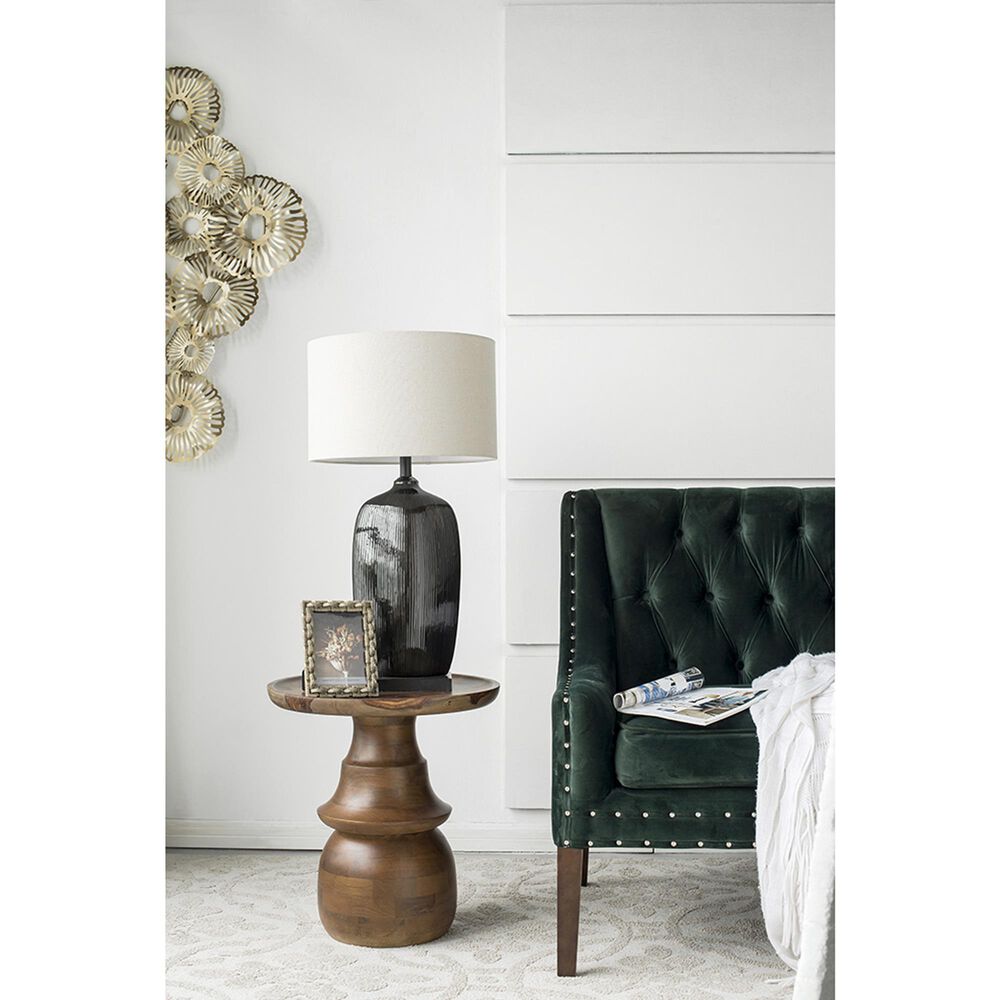 A&amp;B Home Bottle Table Lamp in Black, , large