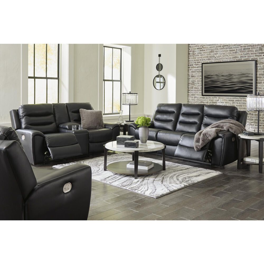 Ashley Warlin Power Recliner in Black, , large