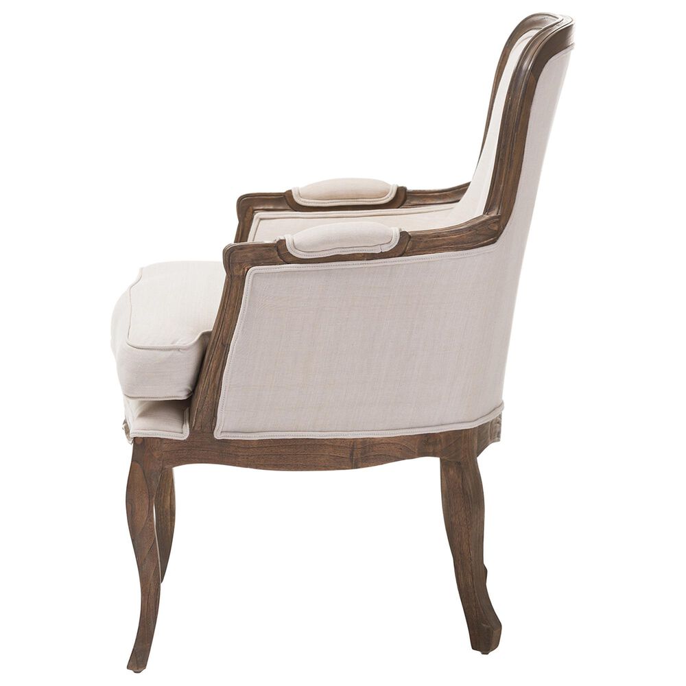 Baxton Studio Napoleon Accent Chair in Beige, , large