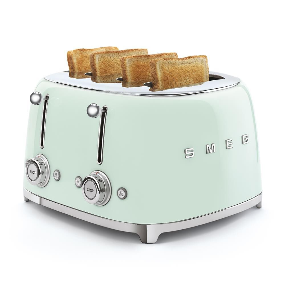 SMEG Retro 4x4 Toaster, Pl Green, , large