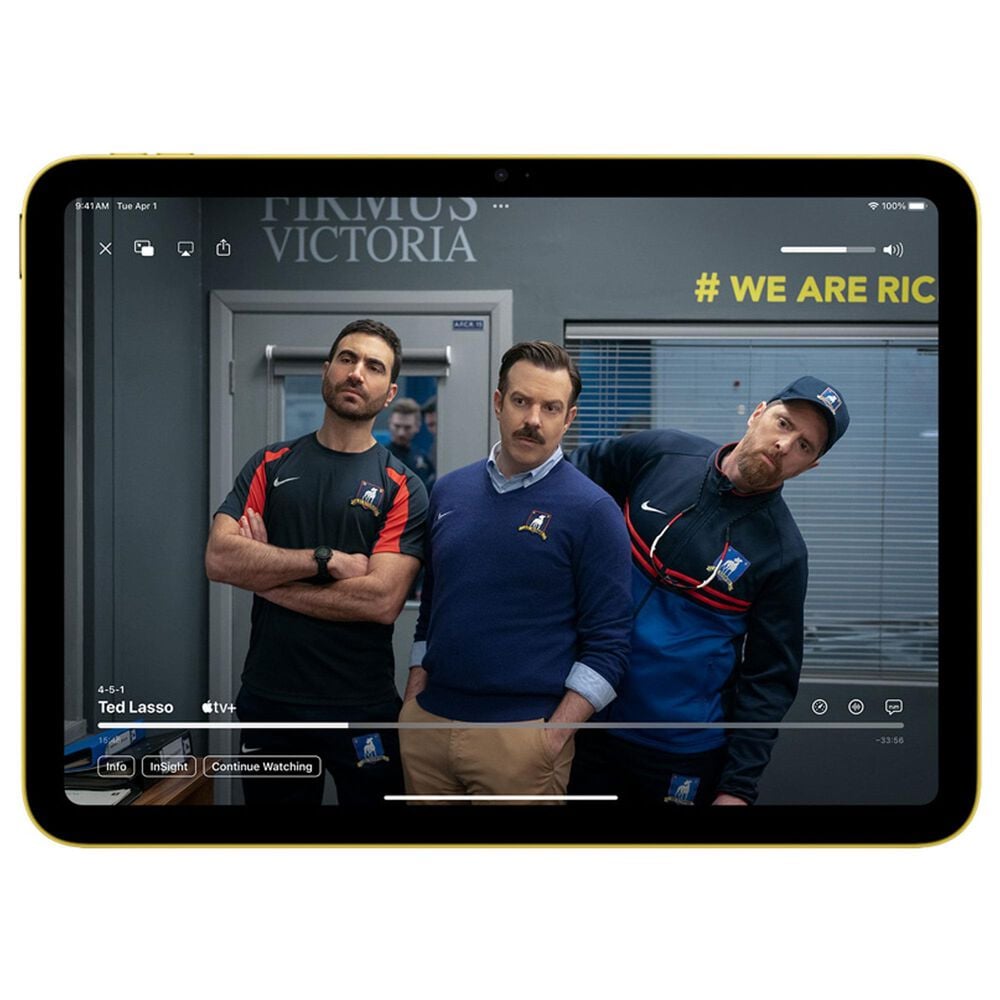 Apple iPad 11-Inch A16 Chip with Wi-Fi + Cellular - 128GB in Yellow and 2-Year AppleCare+, , large