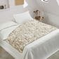 Duke Imports Root Beer Float Plush Throw in Brown, Beige and White, , large