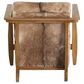 Blue Sun Designs Neala Accent Chair in Brown and White, , large