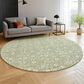 Dalyn Rug Company Soft Essentials Floral Aloe 8" Round Indoor/Outdoor Area Rug, , large