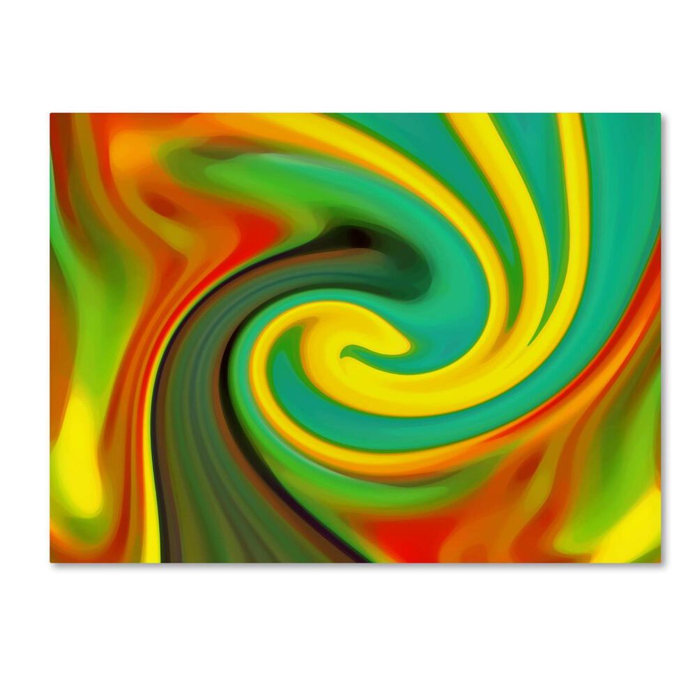 Timberlake Amy Vangsgard "Abstract Flower Unfurling 1" Canvas Art , , large