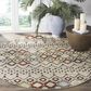 Safavieh Amsterdam AMS108G-5R 5"1" Round Light Grey/Multi Area Rug, , large