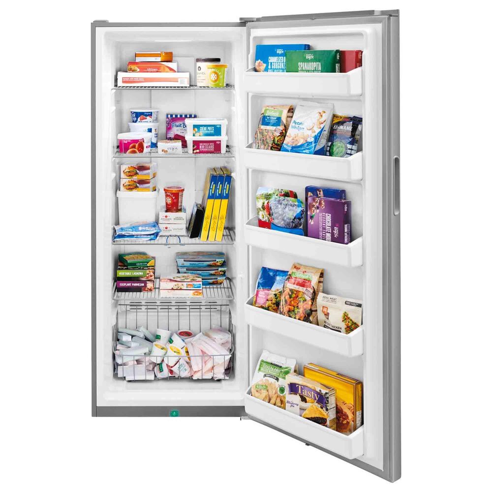 Frigidaire 16 Cu. Ft. Upright Freezer in Brushed Steel NFM