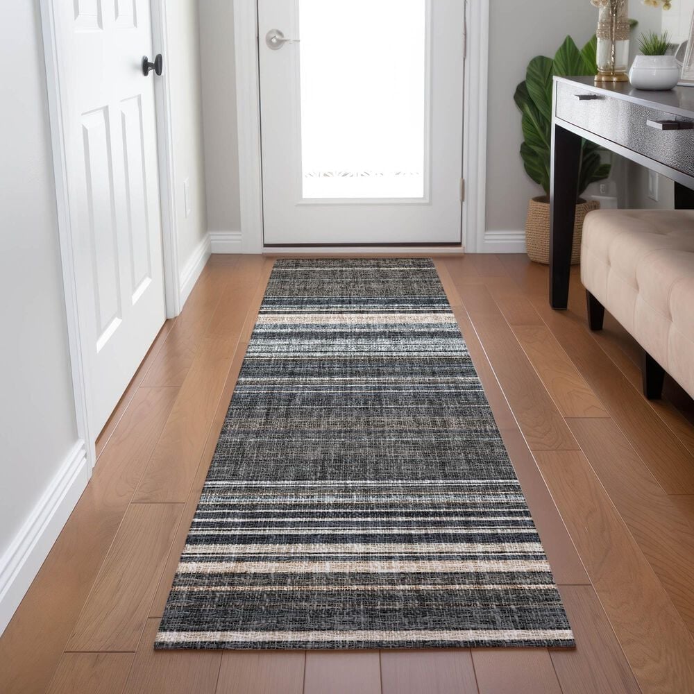 Dalyn Rug Company Portico PO2 Chocolate 2&#39;3&quot; x 7&#39;6&quot; Runner, , large