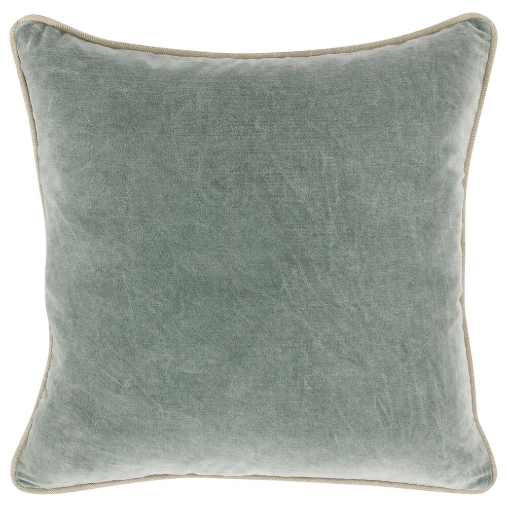 Classic Home Heirloom 22" Square Throw Pillow in Bay Green, , large