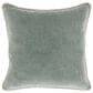 Classic Home Heirloom 22" Square Throw Pillow in Bay Green, , large