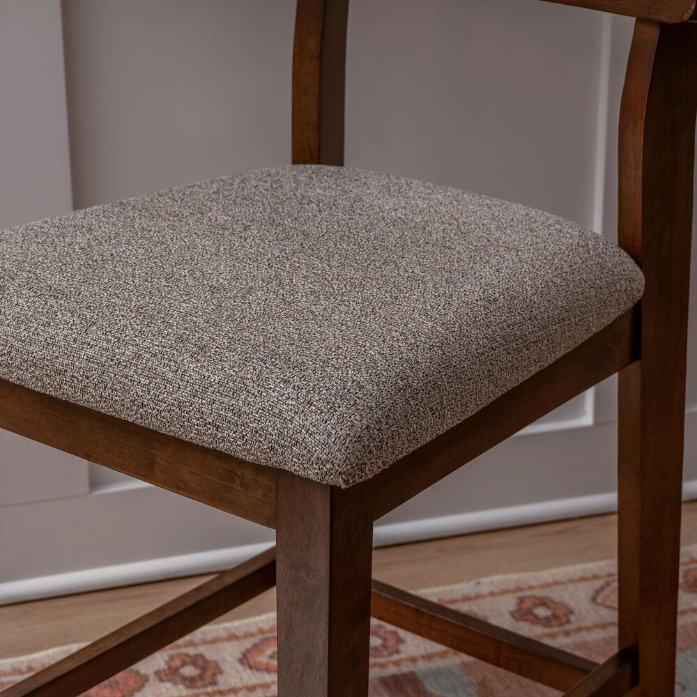 Linon Home Decor Drury Counter Stool in Brown, , large