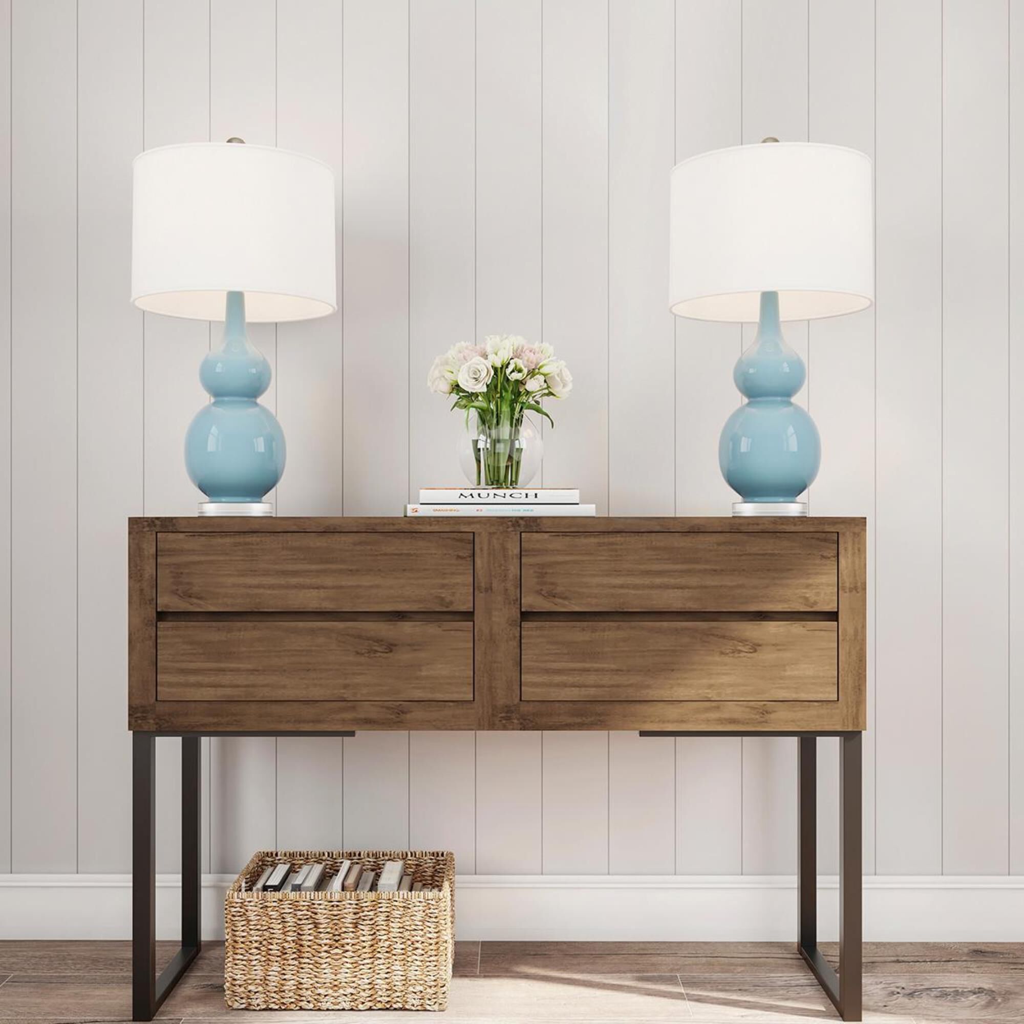 Blue lamps set online of 2