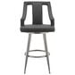 Blue River Maxen 26" Swivel Counter Stool in Gray, , large