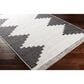 Surya Eagean EAG-2356 Black, Off-White and Charcoal 5"3" x 7"7" Indoor/Outdoor Area Rug, , large