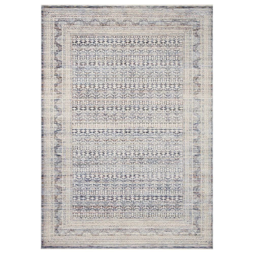 Amber Lewis x Loloi Zuma 2"3" x 3"10" Ocean and Multicolor Area Rug, , large