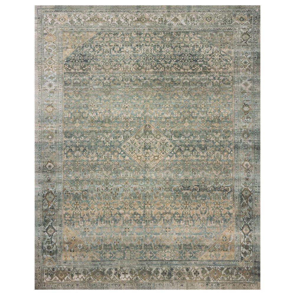 Magnolia Home Wimberly Lagoon and Wheat 9"6" x 14" Area Rug, , large