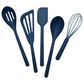 Green Pan Platinum Silicone 5-Piece Utensil Set in Oxford Blue, , large