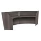 Regency Global Sourcing Marque Reception 2-Piece Desk Workstation Set in Driftwood Grey, , large