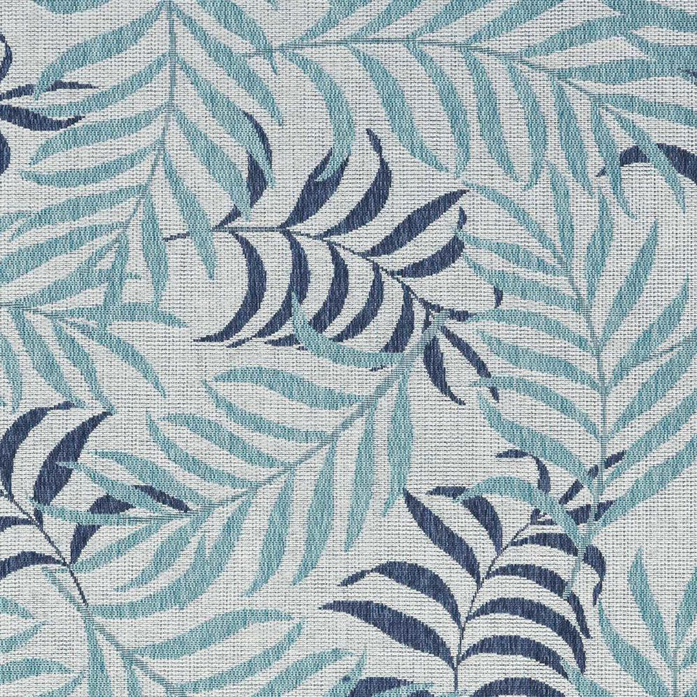 Nourison Garden Oasis Nature Blue 6&#39; x 9&#39; Indoor/Outdoor Area Rug, , large