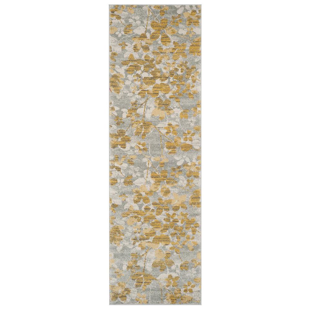 Safavieh Evoke EVK236P 2"3" x 11" Grey and Gold Runner, , large