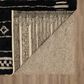 Drew and Jonathan Home Kasbah Agadir 9" x 12" Charcoal Area Rug, , large