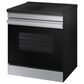 Samsung Bespoke 2-Piece Kitchen Package with 6.3 Cu. Ft. Slide-In Induction Range and 2.1 Cu. Ft. Fingerprint Resistant Over-the-Range Microwave in Stainless Steel, , large