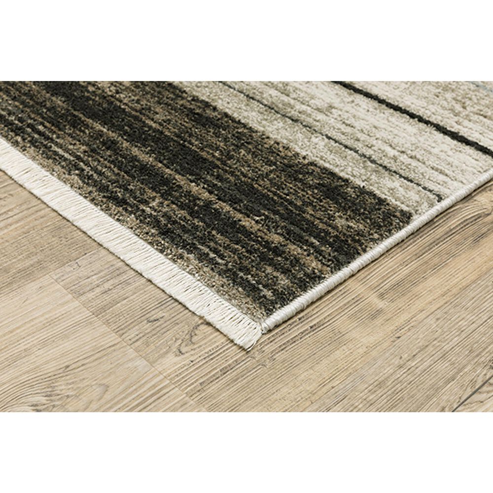 Oriental Weavers Bauer Geometric Lines 9&#39;10&quot; x 12&#39;10&quot; Beige Area Rug, , large