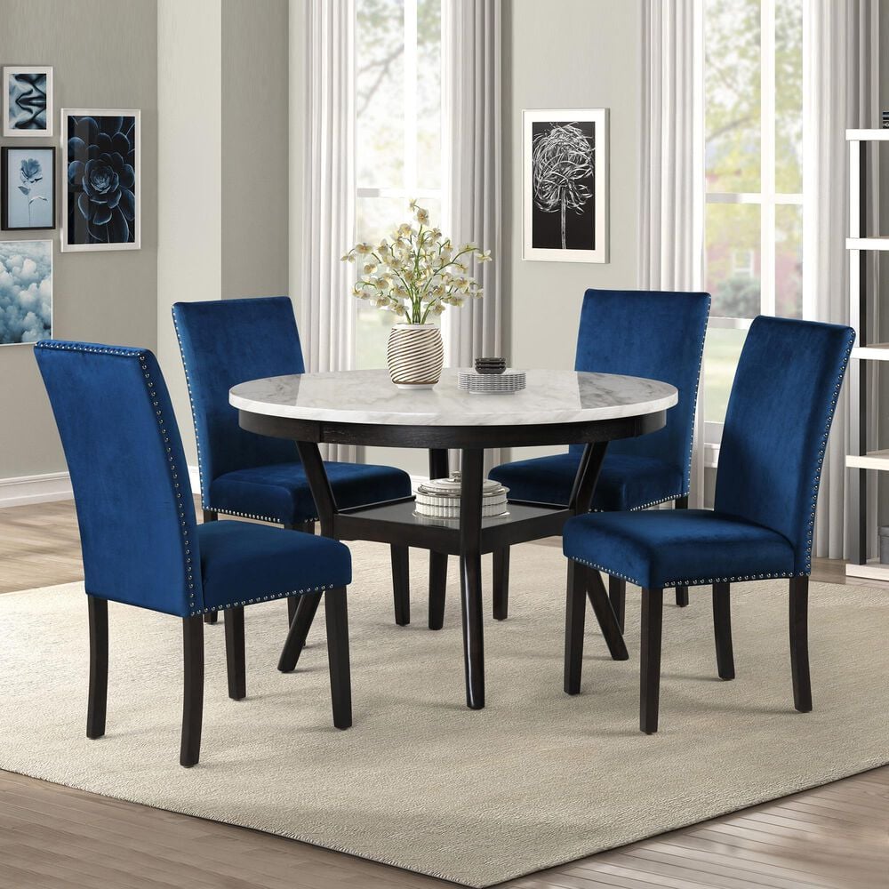 New Heritage Design Celeste Dining Table in Espresso - Table Only, , large