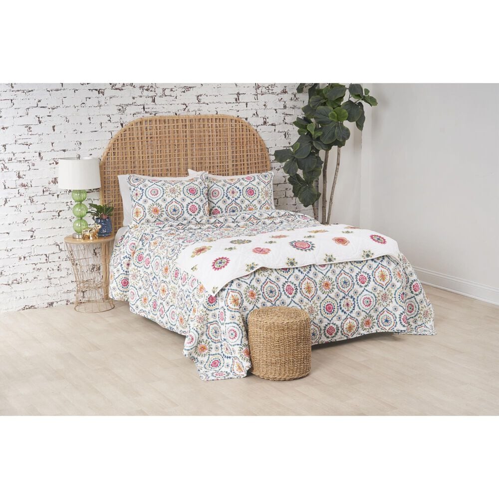 C&amp;F Home Fallon 3-Piece Full/Queen Quilt Set in Multicolor, , large