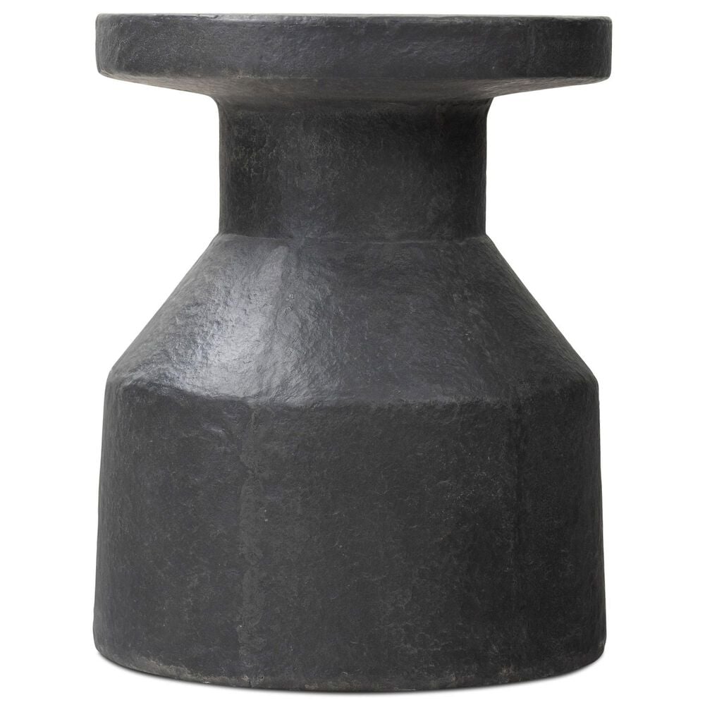 Four Hands Odeon End Table in Distressed Graphite, , large
