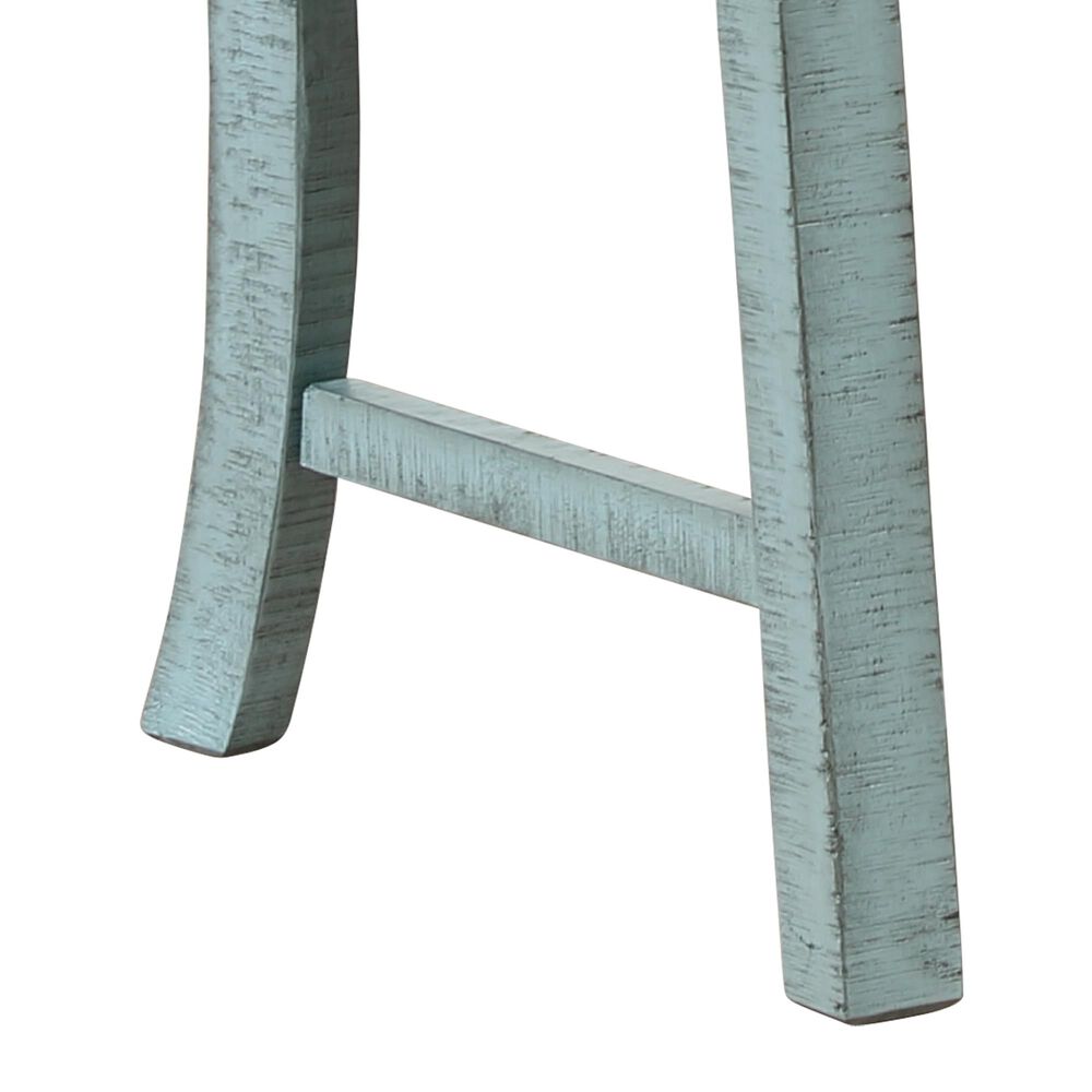 Furniture of America Gross Dining Chair in Antique Light Blue &#40;Set of 2&#41;, , large