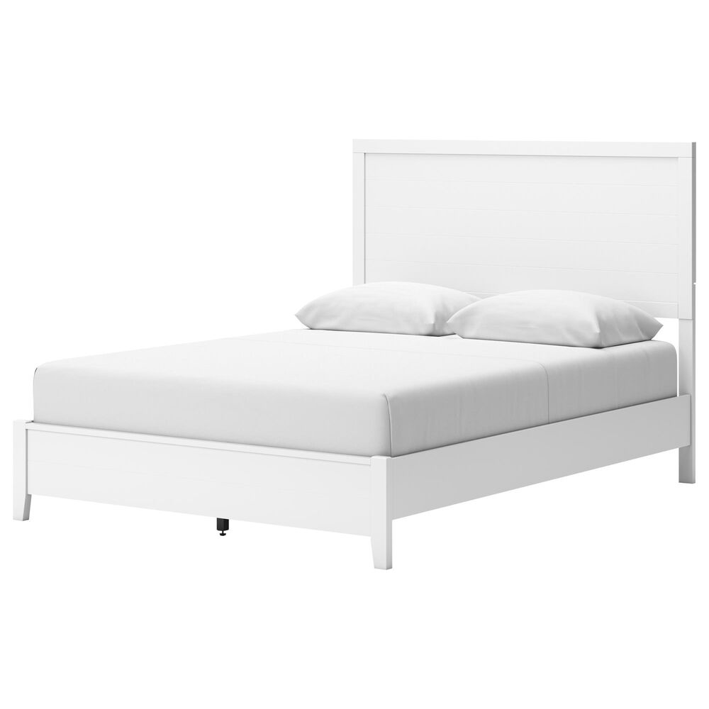 Ashley Binterglen 4-Piece Queen Panel Bedroom Set in White, , large