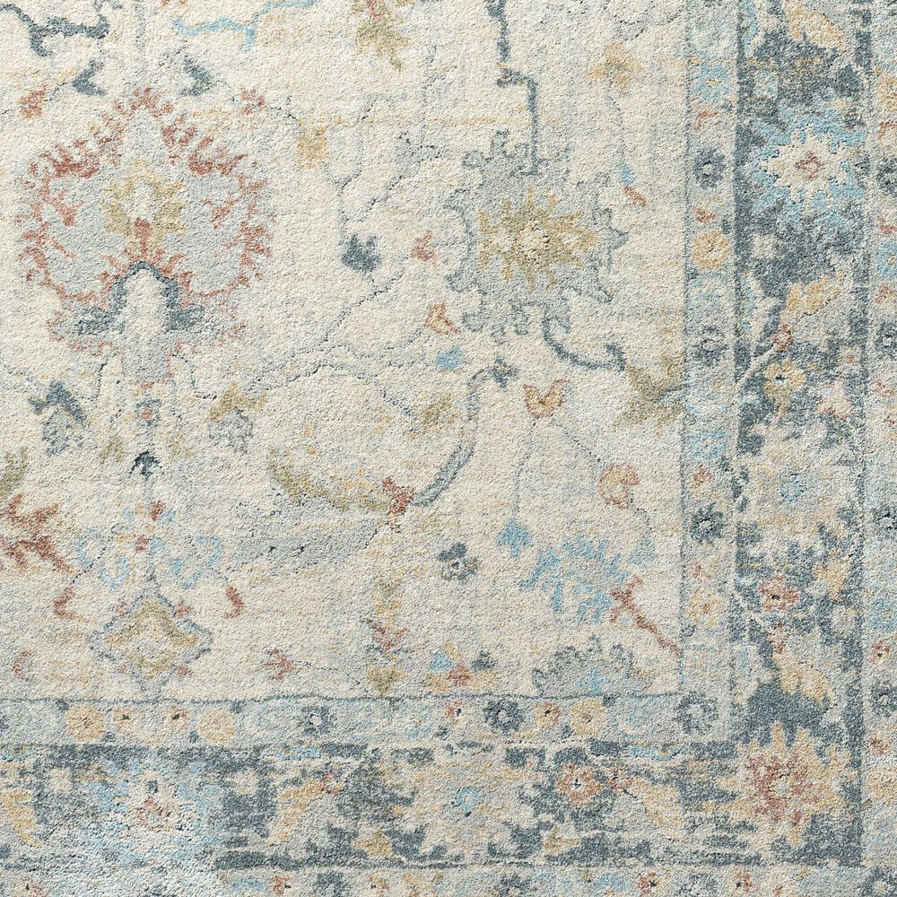 Surya Avellino 2&#39; x 2&#39;11&quot; Light Beige, Gray, Tan, Pale Blue, Deep Teal, Rose and Light Olive Area Rug, , large