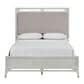 Davis International Solitude Queen Panel Bed and 2 Nightstands in White Rub Through Finish, , large
