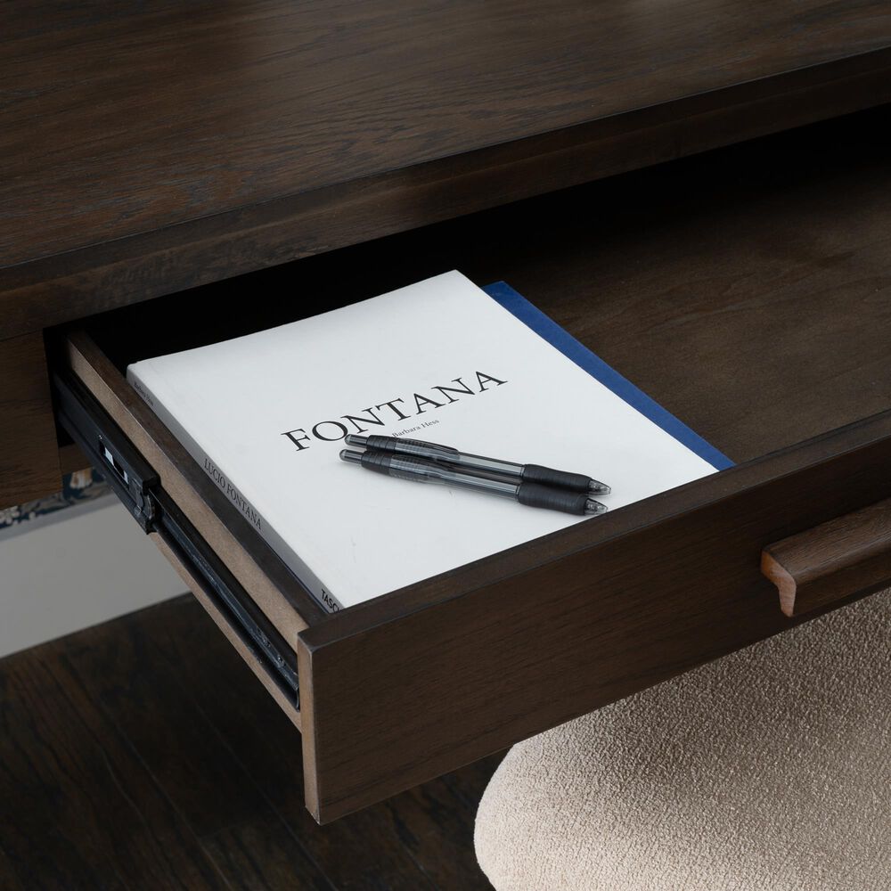 Linon Home Decor Wilcox Writing Desk in Espresso, , large