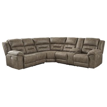 Signature Design by Ashley Ravenel 3-Piece Power Reclining Sectional in Fossil, , large