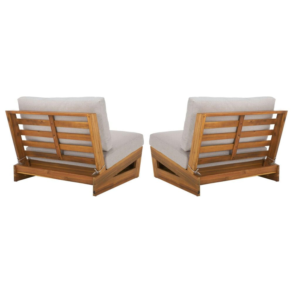 Safavieh Lynn Lounge Chair in Light Grey (Set of 2), , large