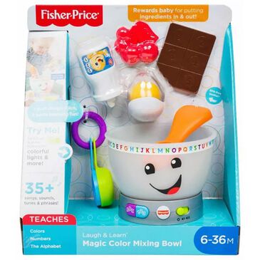 Fisher Price Laugh and Learn Magic Color Mixing Bowl Toy in Multicolor, , large