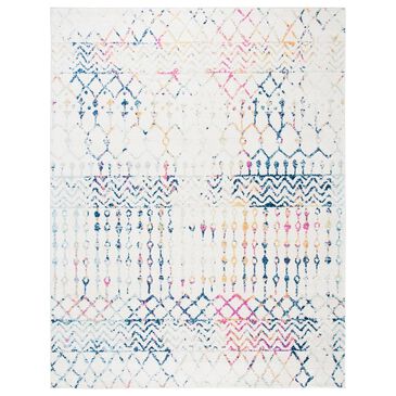 Safavieh Tulum 8" x 10" Ivory and Blue Area Rug, , large