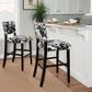Linon Home Decor Corey Bar Stool in Black, , large