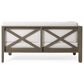 Hearth and Haven Brava Outdoor Corner Bench with Coffee Table in White, , large