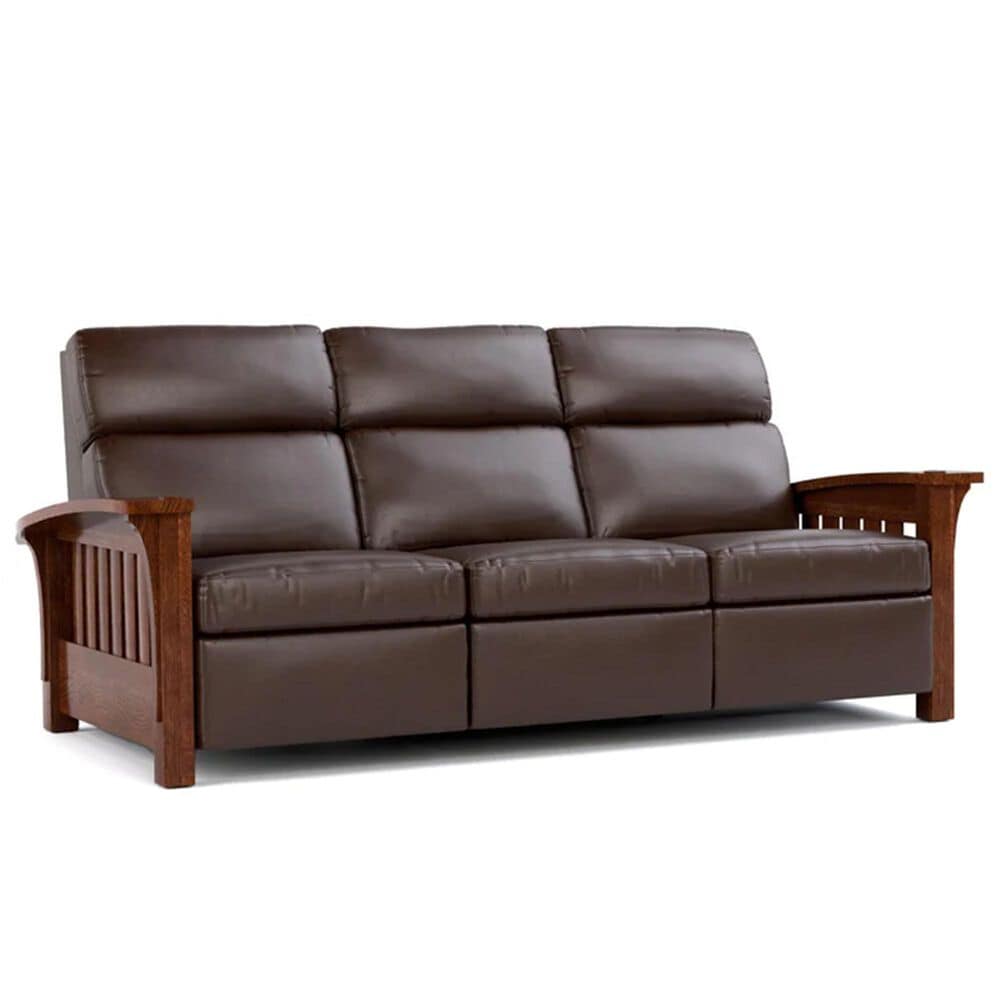 Stickley Furniture Mission Orchard Street Power Reclining Sofa in Colman Boot, , large