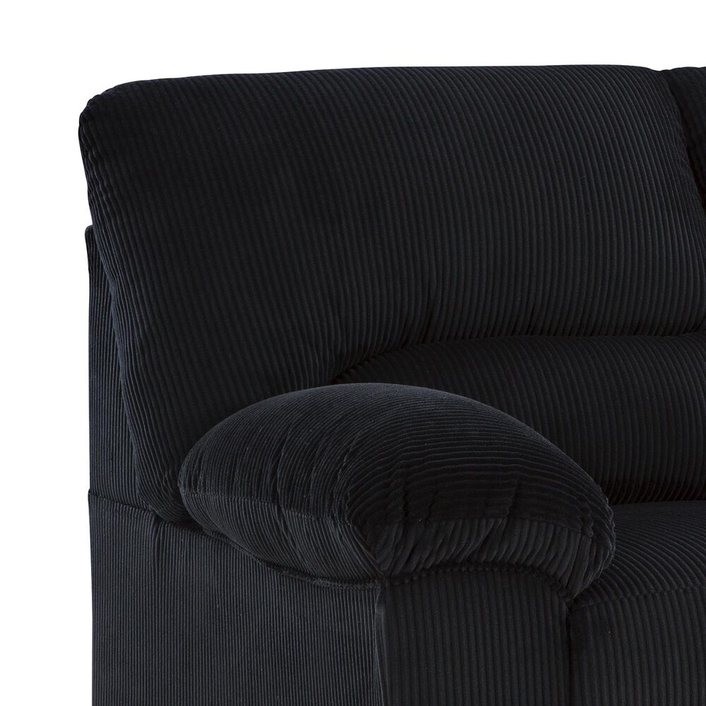 Ashley SimpleJoy Stationary Sofa and Loveseat Set in Onyx, , large